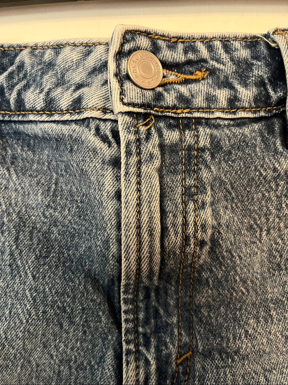 PacSun Light Blue Denim Jean Shorts - Picture 3 of 7